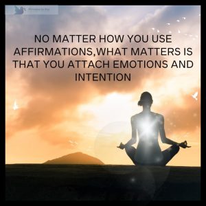 Can I say affirmations in my head?