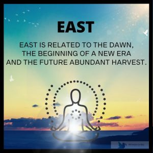 Turn to the east while meditating