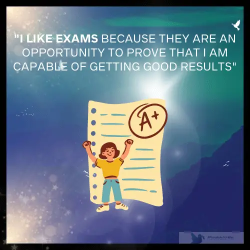 Positive affirmations for students